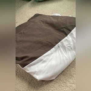 King size pleated bed skirt - threshold